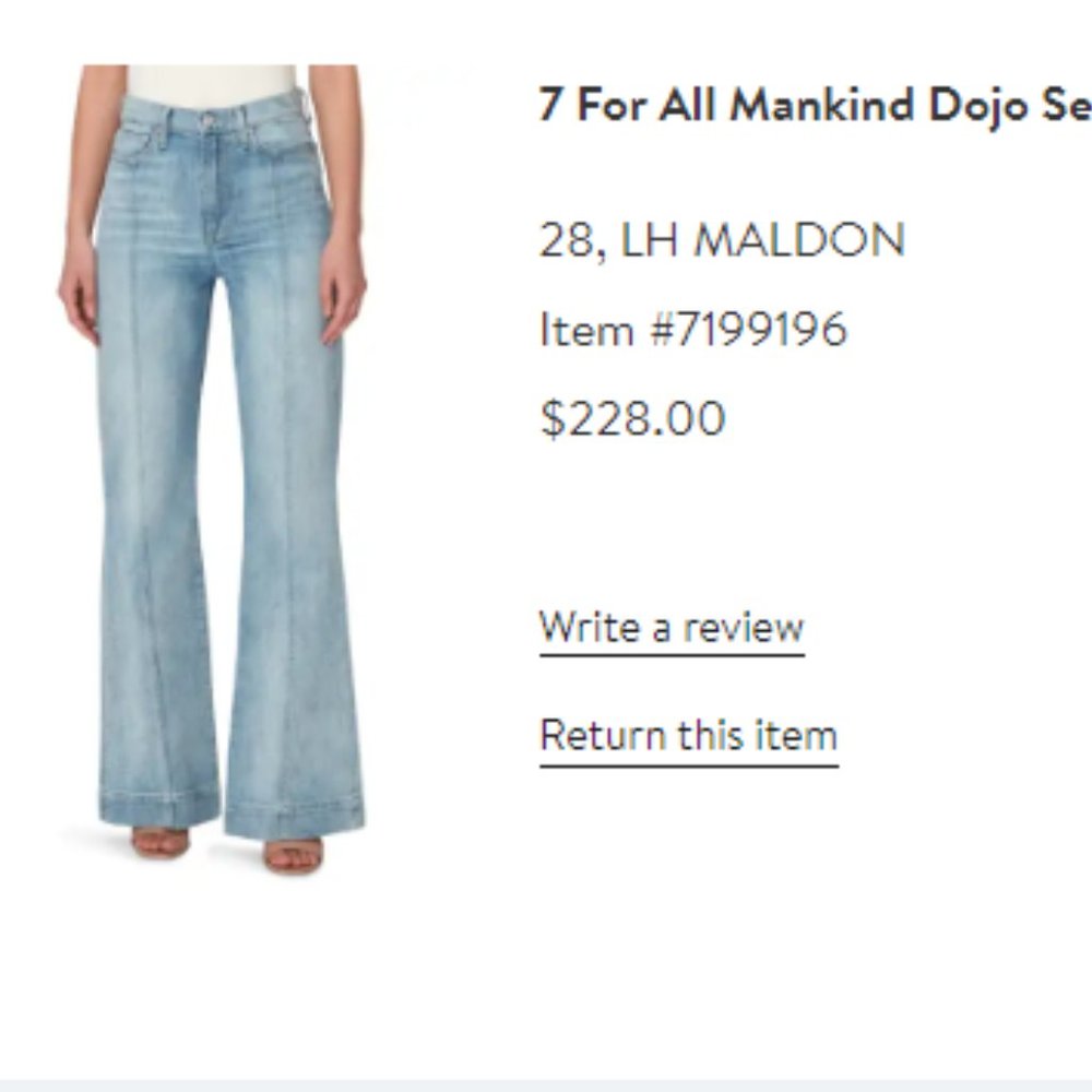 Women 7 For All Mankind Dojo Seamed High Waist Wide Leg Jeans